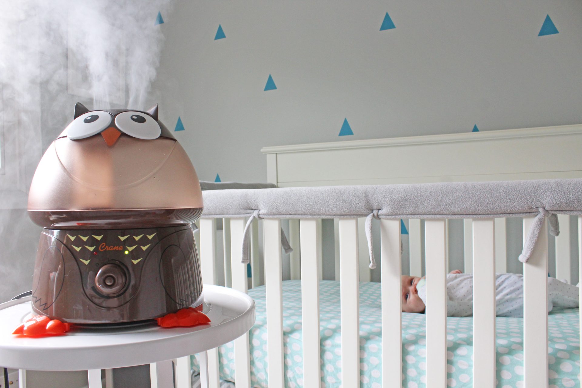 Winter Nursery Must Have: Crane Humidifiers