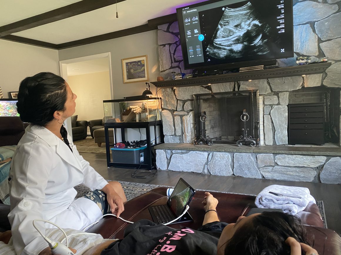 get a sonogram service on your home TV