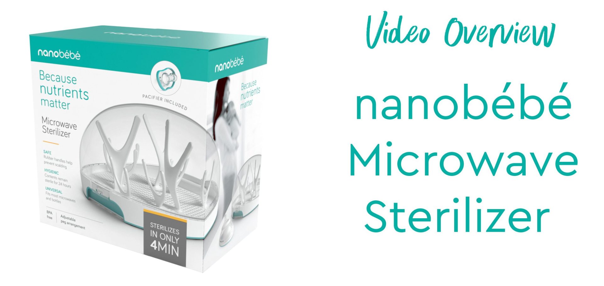 Best Bottle Sterilizer – nanobébé  Microwave Sterilizer Overview